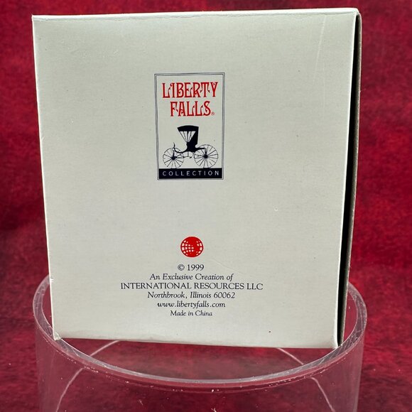 VINTAGE LIBERTY FALLS 5 DIFFERENT HAND PAINTED SOLID POWTER FIGURINES AH195 1999 - Picture 4 of 6